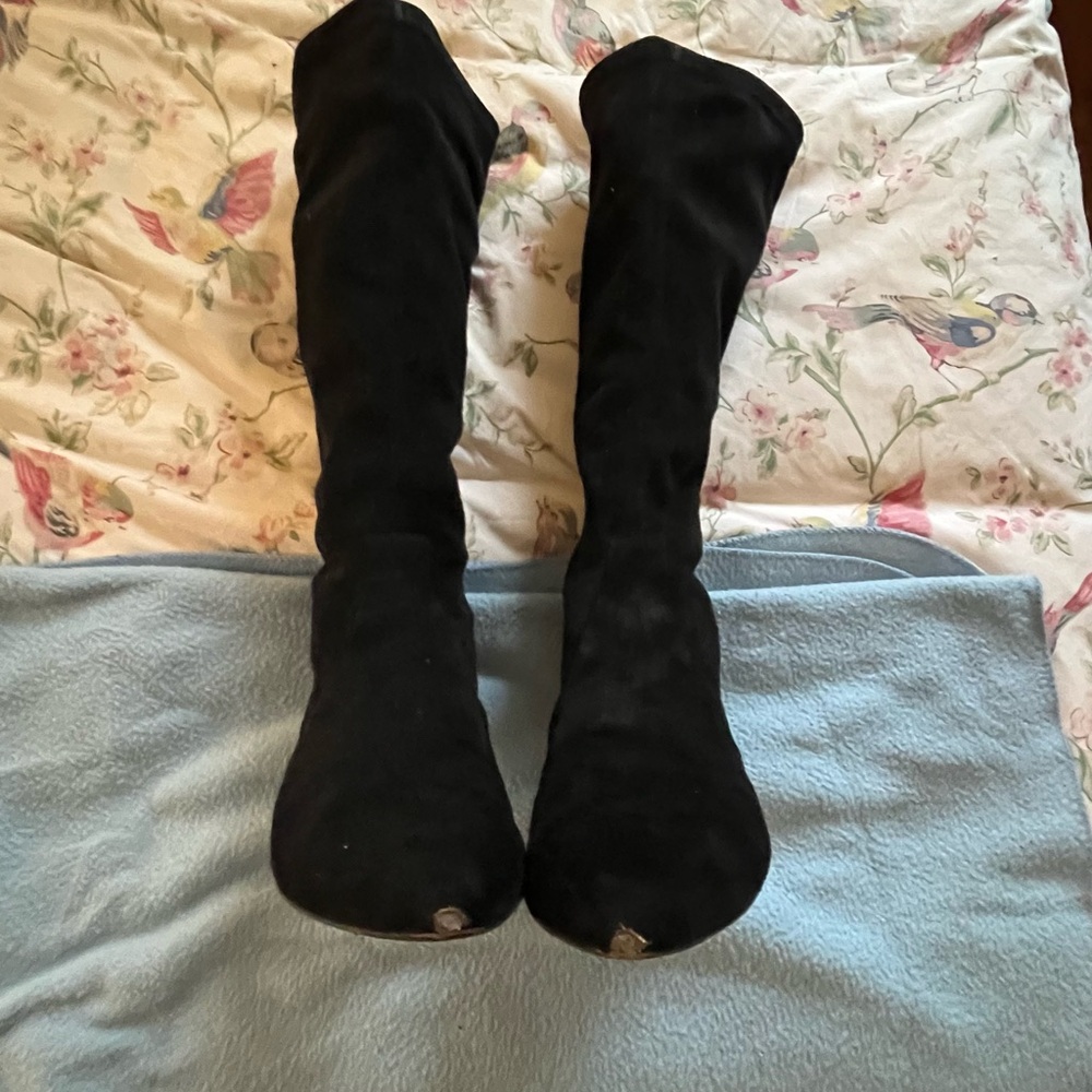 Vintage | Donald J Pliner Elisa3 Suede Elastic Knee Boots!! - Picture 10 of 10